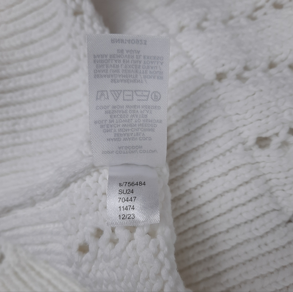 LOFT White Crew Neck Sweater - Picture 9 of 10